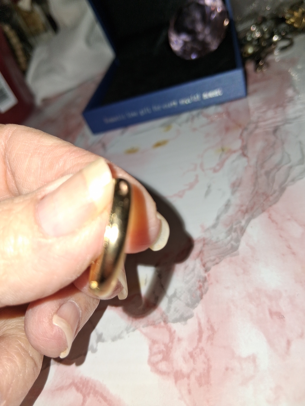 Gold-Tone Thick Ring